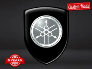 Yamaha Calcomanía Silicona Limitada Cúpula Carreras Logo